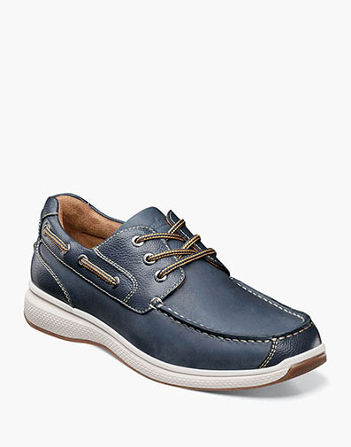 Great Lakes Moc Toe Oxford in Indigo for $145.00 dollars.