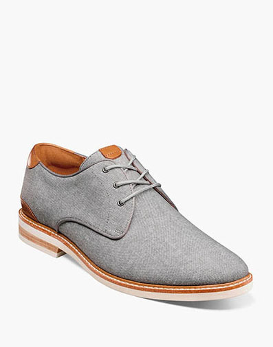 Highland Canvas Plain Toe Oxford in Gray for $145.00 dollars.