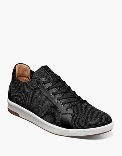 Crossover Knit Lace To Toe Sneaker in Black for $135.00 dollars.