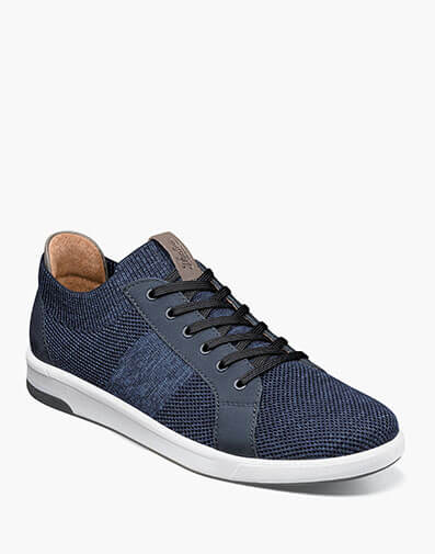 Crossover Knit Lace To Toe Sneaker in Navy for $135.00 dollars.
