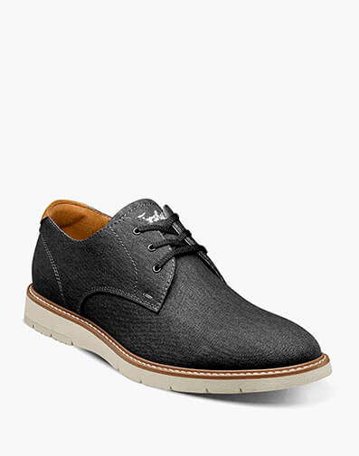 Vibe Canvas Plain Toe Oxford in Black for $140.00 dollars.