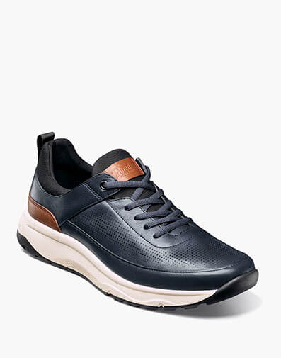 Satellite Perf Lace Up Sneaker in Navy for $160.00 dollars.