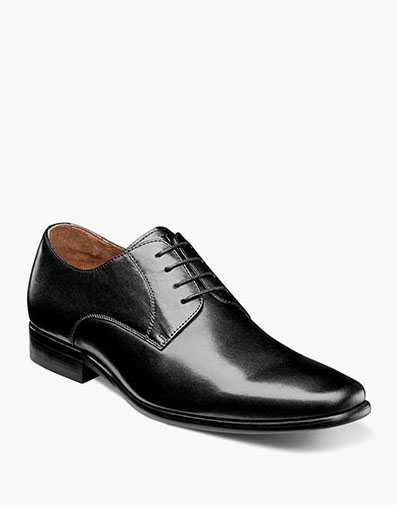 Postino Plain Toe Oxford in Black Smooth for $180.00 dollars.