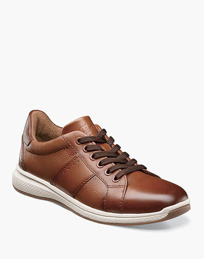 Great Lakes Jr. Boys Lace To Toe Oxford in Cognac for $95.00 dollars.