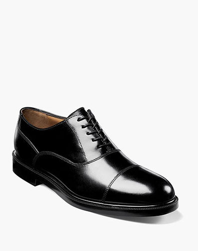 Dailey Cap Toe Oxford in Black for $190.00 dollars.