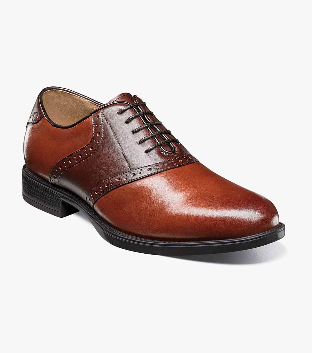 Midtown Plain Toe Saddle Oxford Men’s Dress Shoes | Florsheimshoes.ca