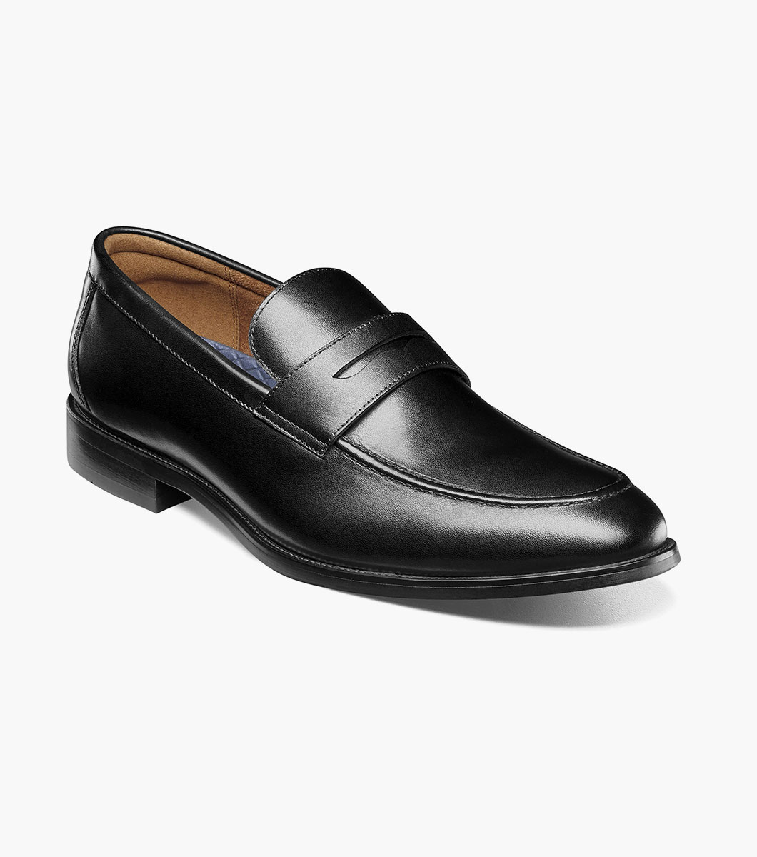 Rucci in Black Smooth, Front View