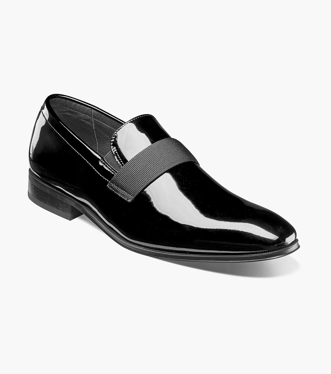 Tux in Black Patent, Front View