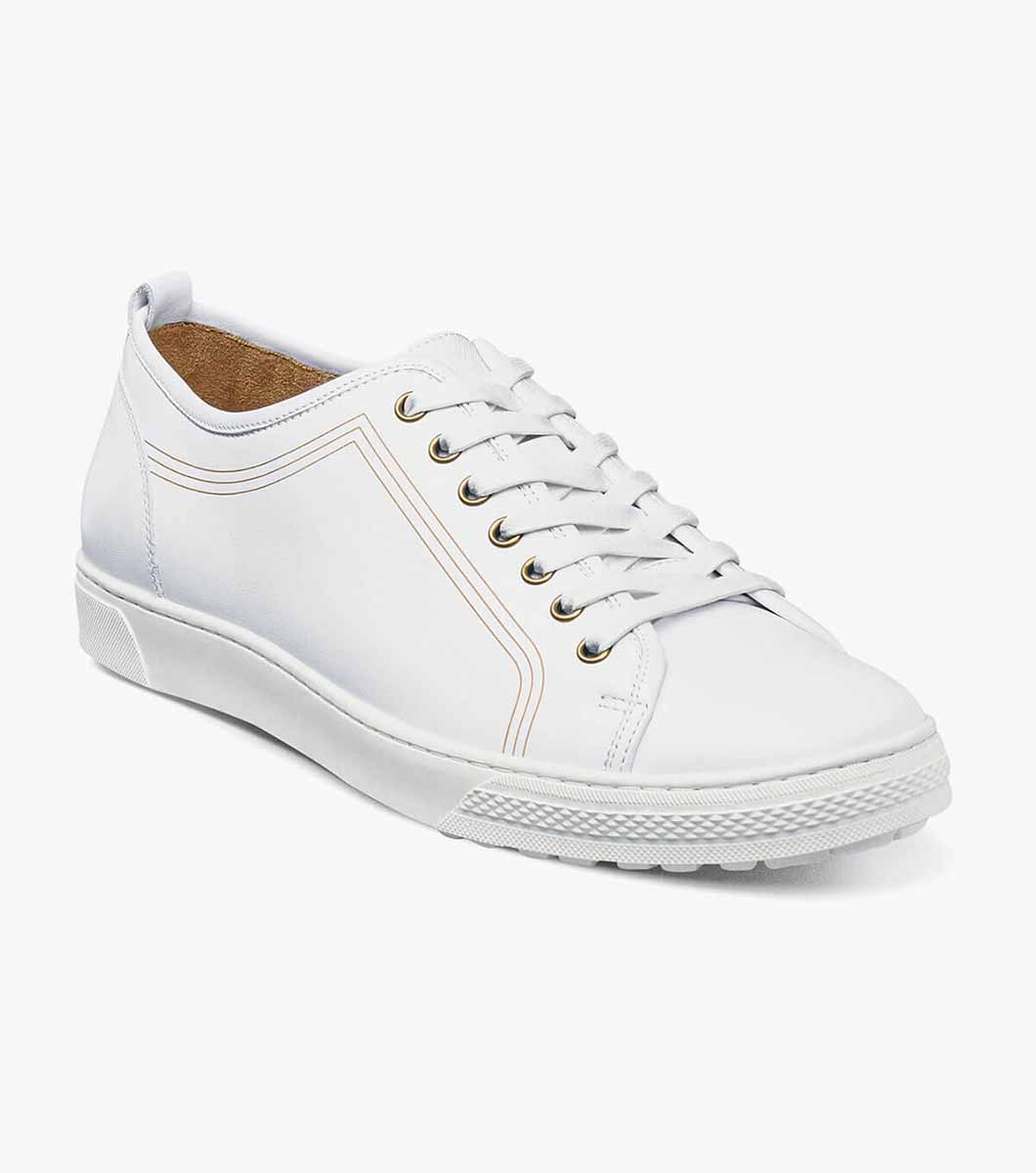 romanfox white casual sneaker