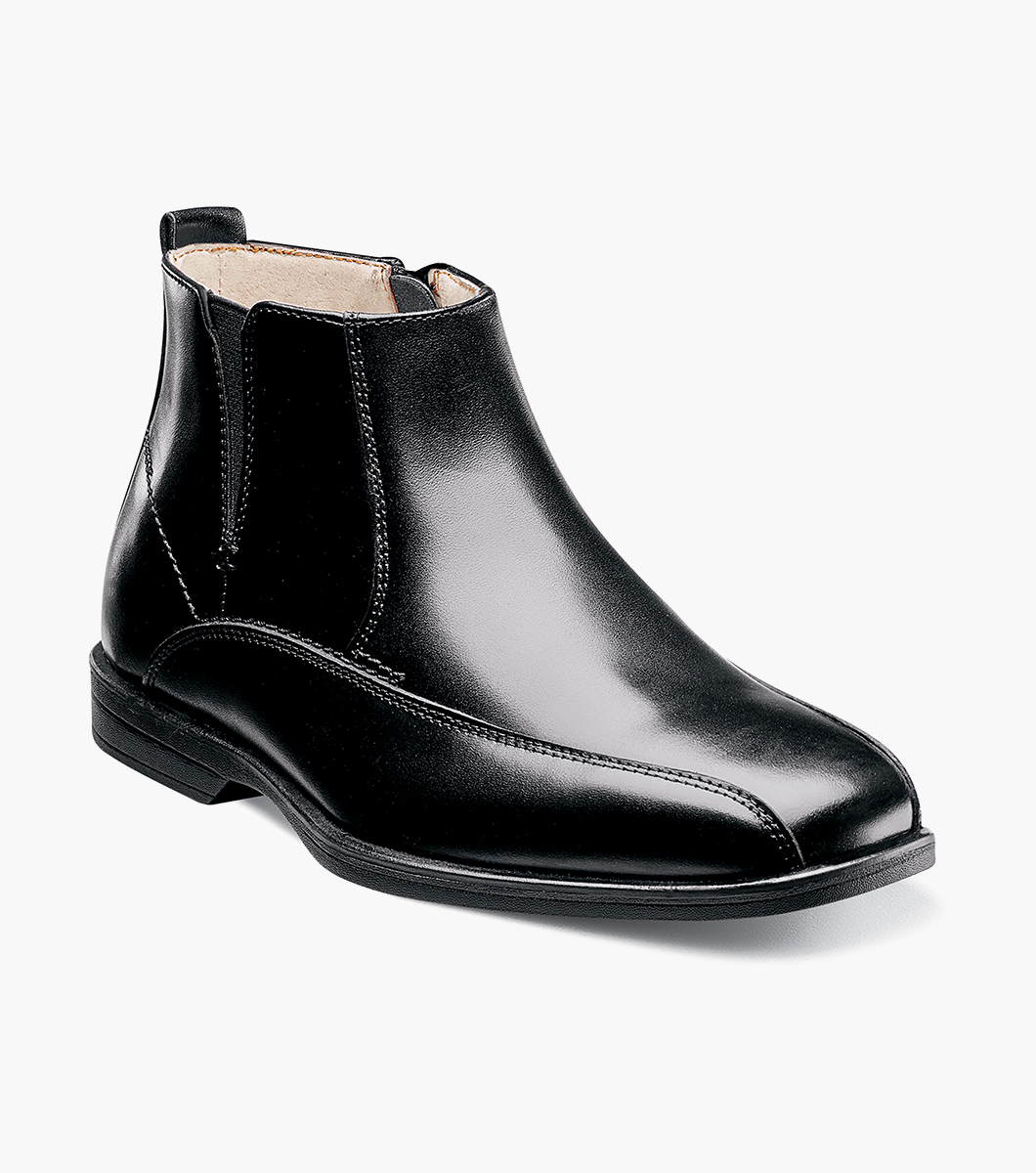 Reveal Jr. Boys Bike Toe Chelsea Boot Boy's Dress Shoes