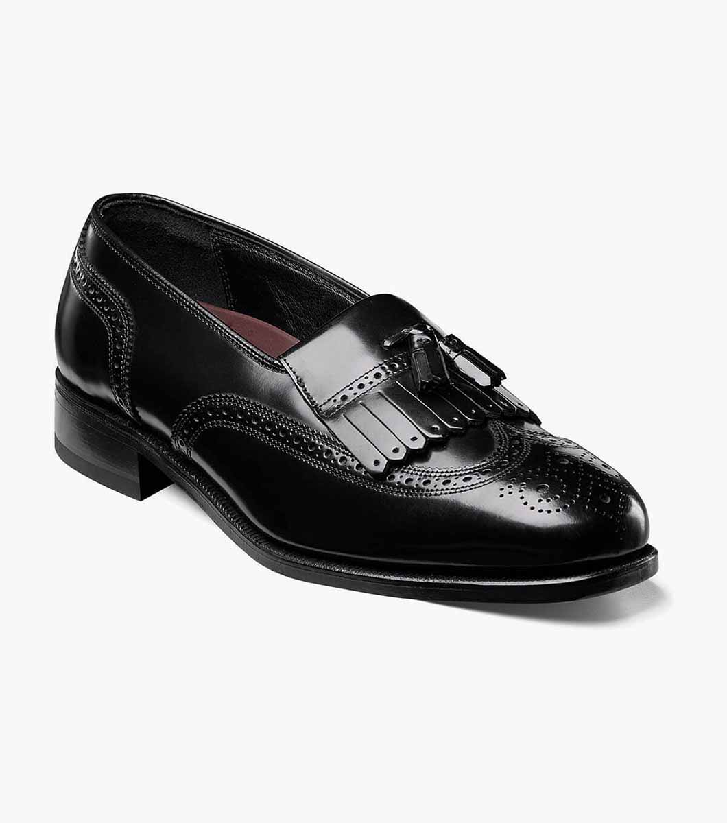 Men’s Dress Shoes | Black Wingtip Loafer | Florsheim Lexington