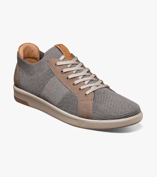 florsheim crossover knit lace to toe sneaker