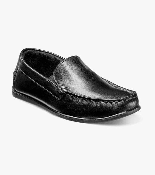 Jasper Jr. Boys Moc Toe Venetian Loafer Boy's Casual Shoes