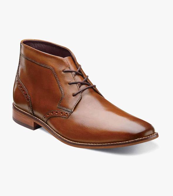 plain toe leather chukka boot madden