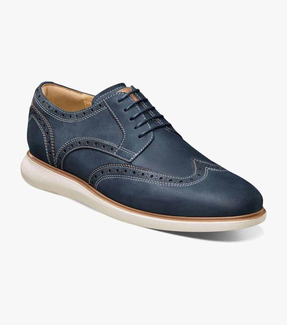 florsheim flux wingtip oxford