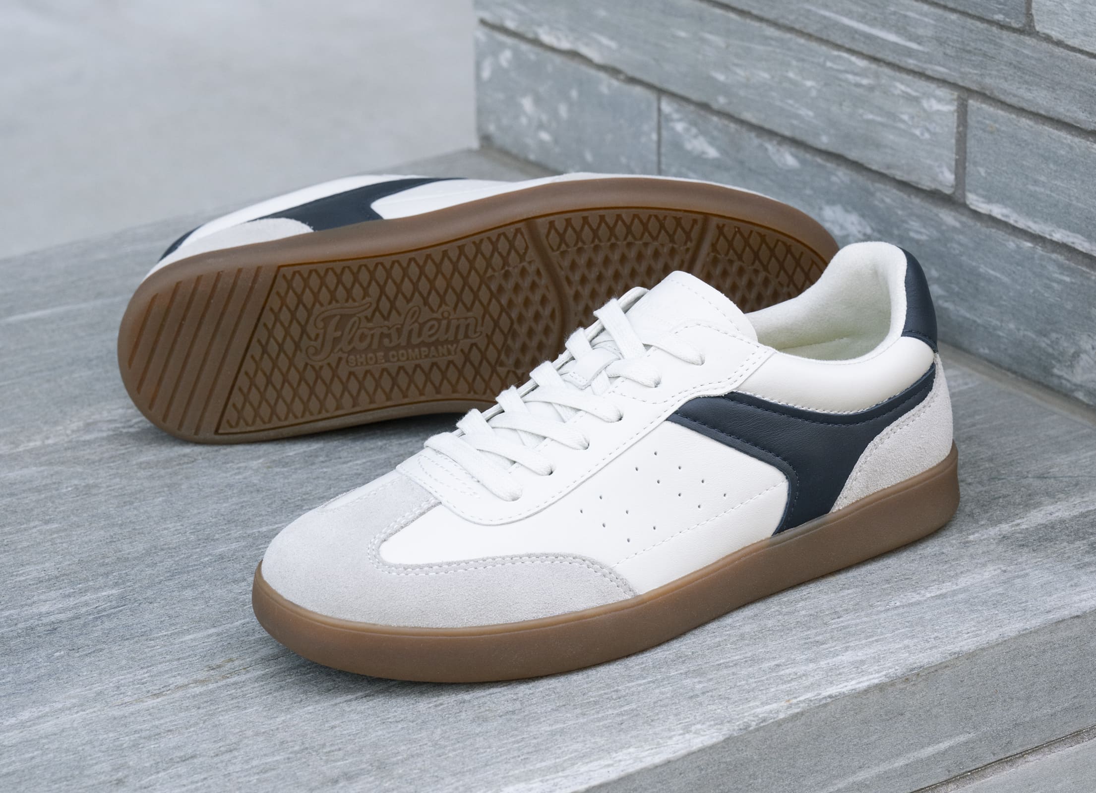 Shop Florsheim new arrivals featuring the Pace sneaker in bone. 