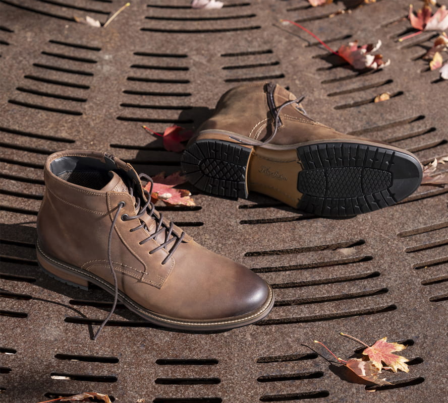 Shop Florsheim boots featuring the Forge lace up boot in brown.