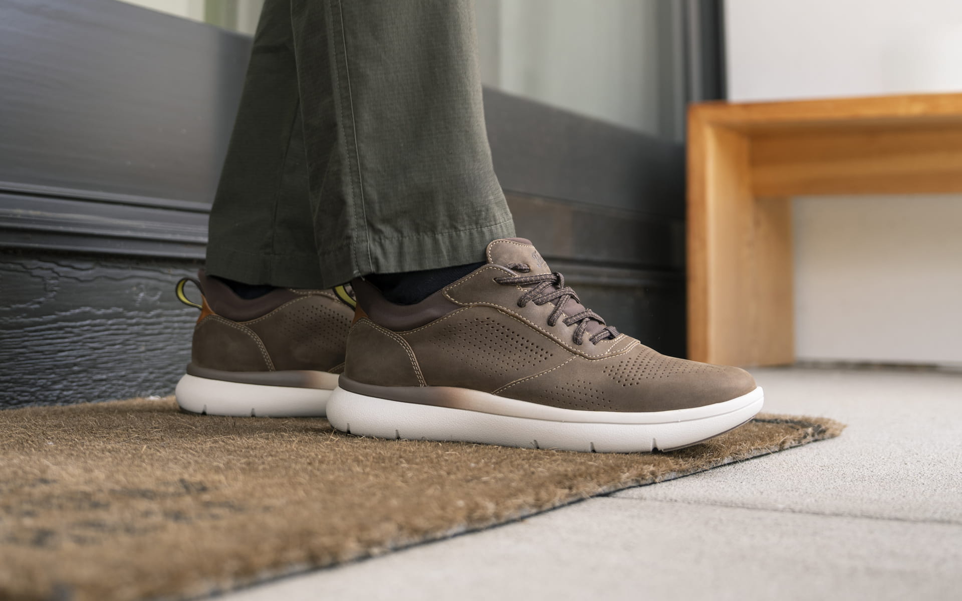Shop the Florsheim Fleet featuring the Fleet perf sneaker in brown.