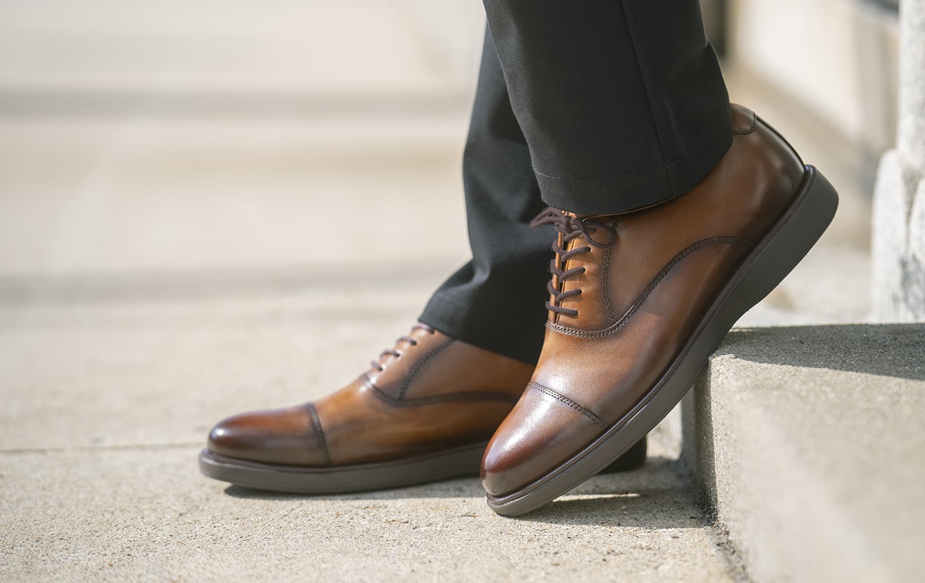 Shop Florsheim Dress featuring the Avenue in cognac.