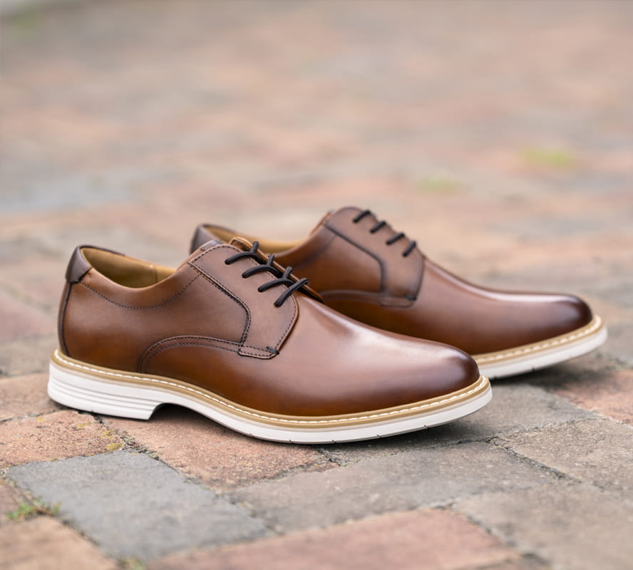 Shop Florsheim top sellers featuring the Norwalk plain toe oxford in cognac.