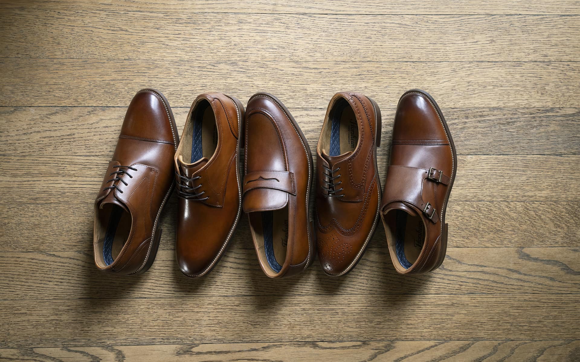Shop the Florsheim Rucci collection featuring a variety of Rucci styles in cognac.