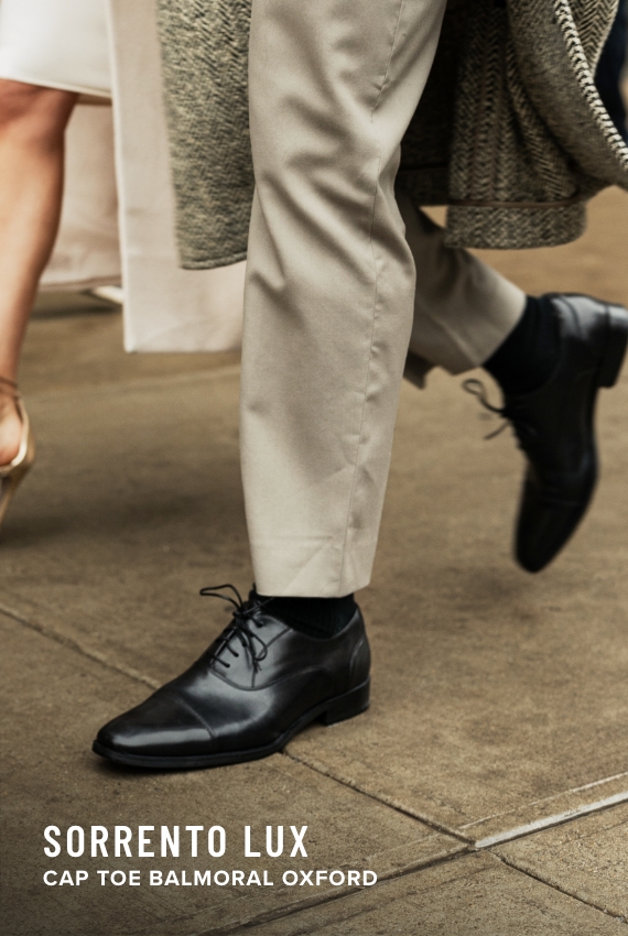 Wedding Picks Image features the Sorrento Lux oxford in black.