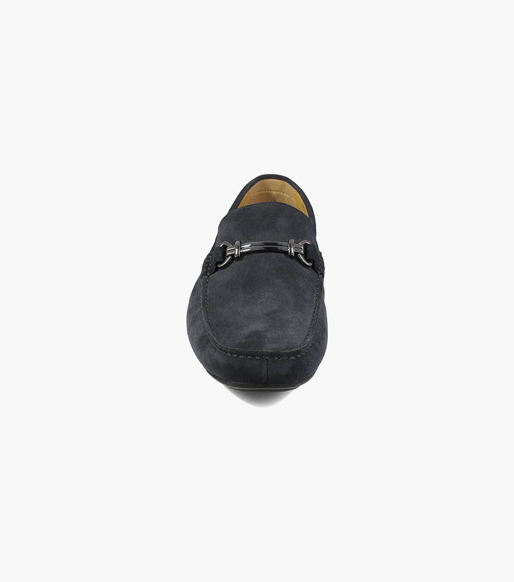 Dubino Bit Drvr in Black Suede Rotate View