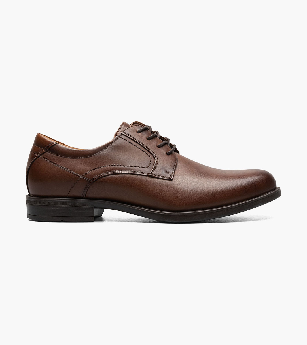 Men’s Dress Shoes | Cognac Plain Toe Oxford | Florsheim Midtown