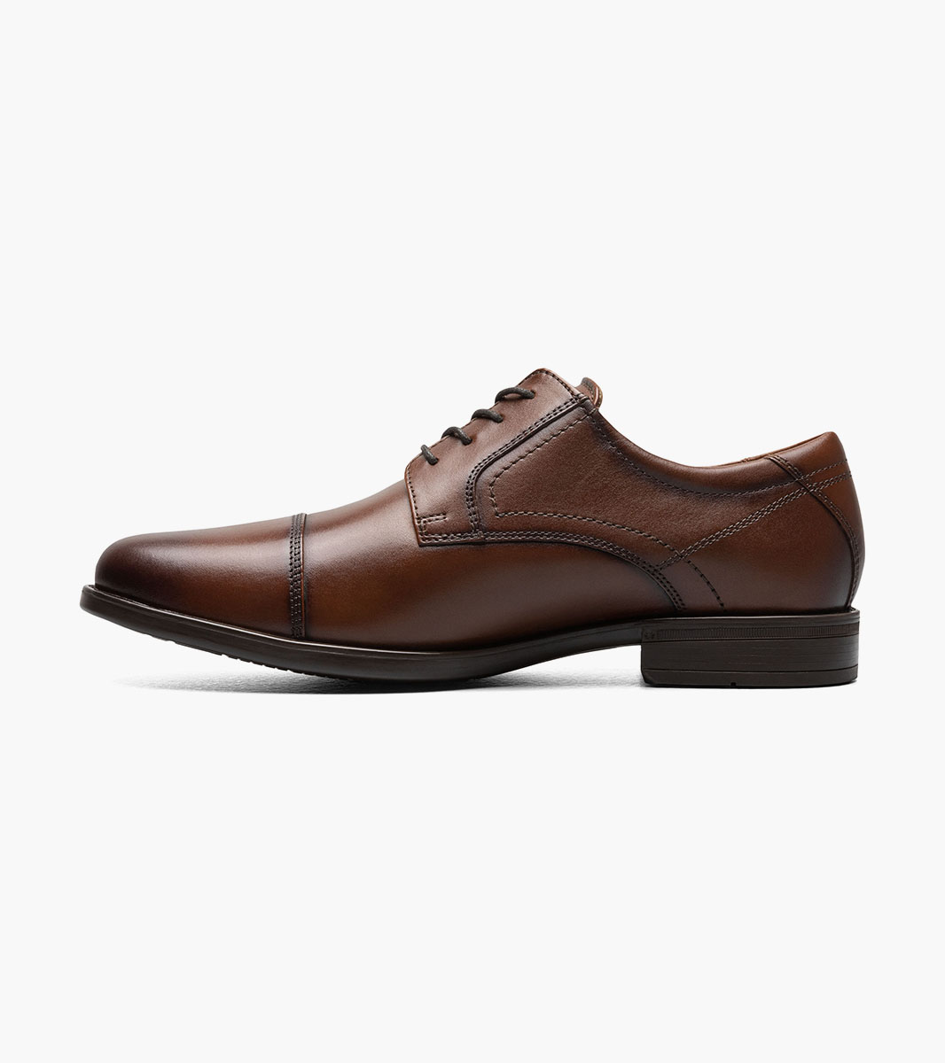 Clearance Men’s Shoes | Cognac Cap Toe Oxford | Florsheim Midtown