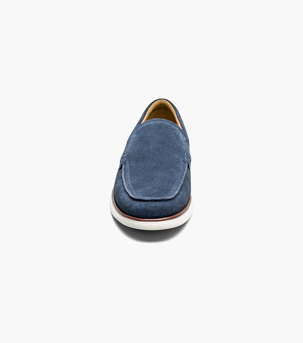 Tropics in navy suede Rotate View