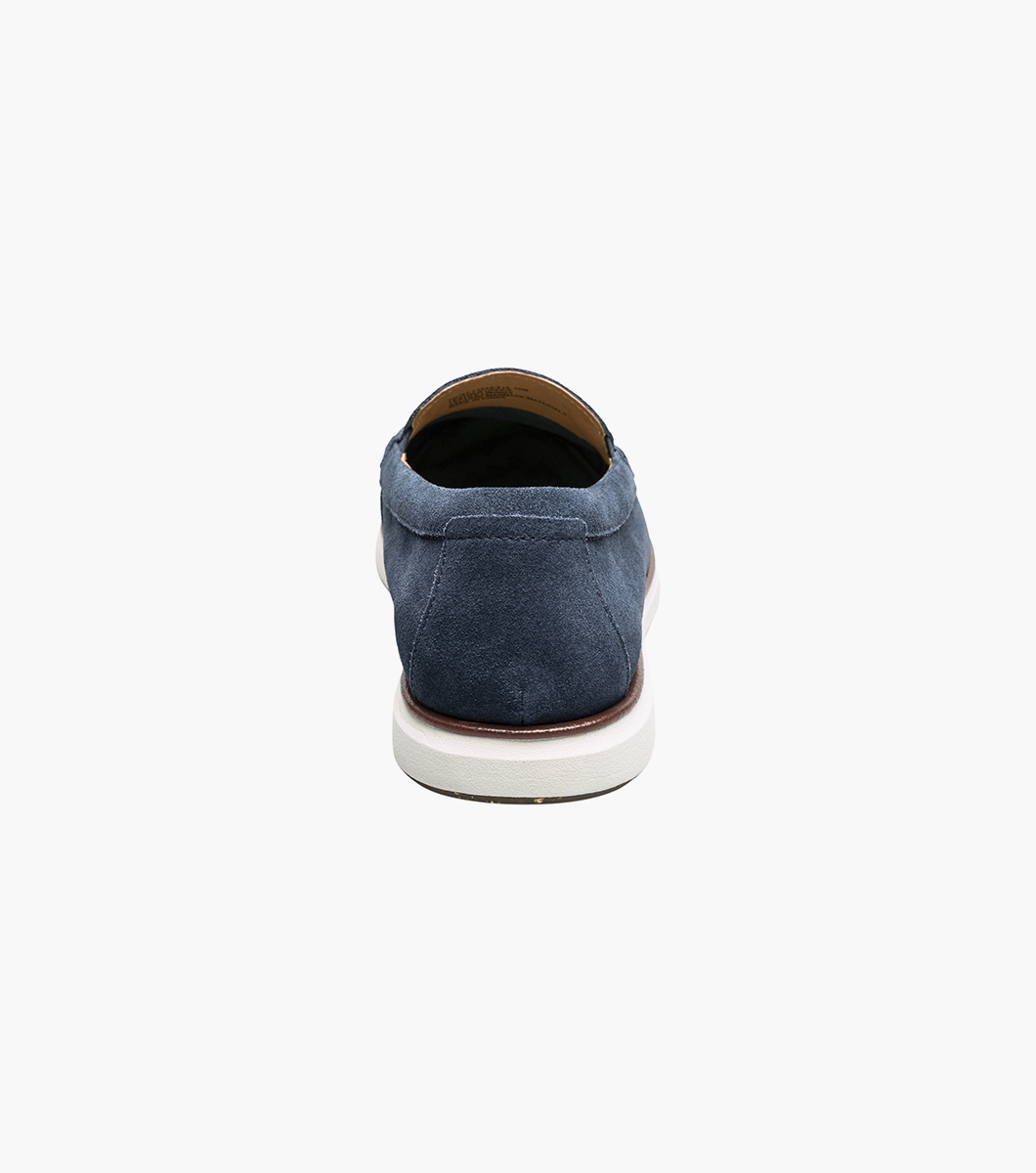 Tropics in navy suede Rotate View