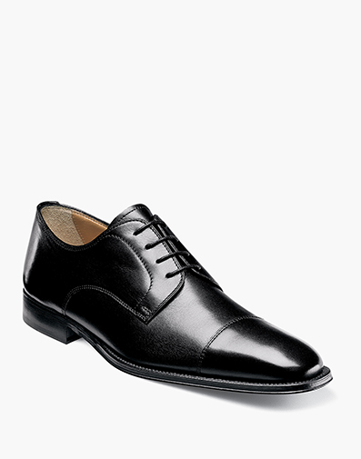 Classico Cap Toe Oxford in Black for $195.00 dollars.