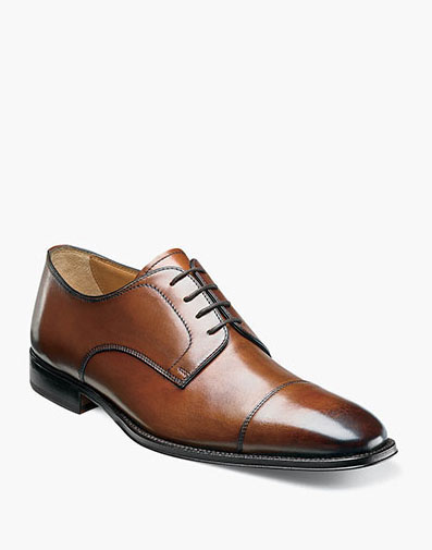 Classico Cap Toe Oxford in Cognac for $195.00 dollars.