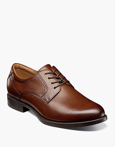 Midtown Plain Toe Oxford in Cognac for $175.00 dollars.