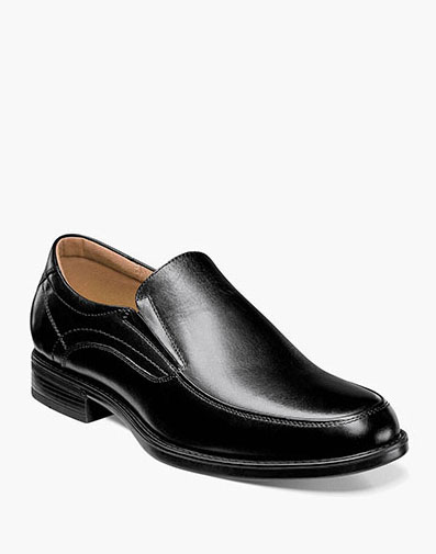 Midtown Moc Toe Slip On Black