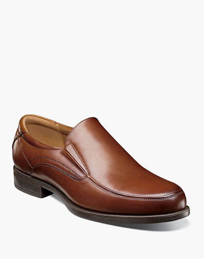 Midtown Moc Toe Slip On in Cognac for $175.00 dollars.