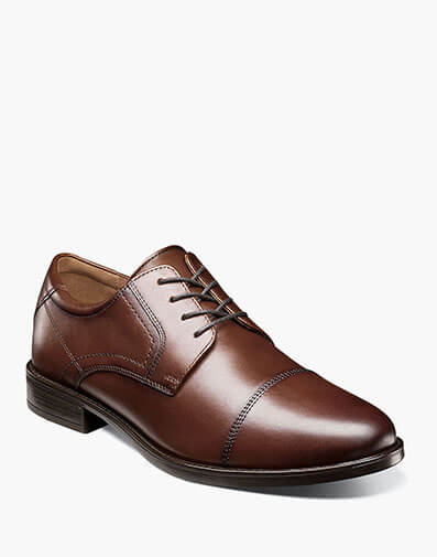 Midtown Cap Toe Oxford in Cognac for $175.00 dollars.