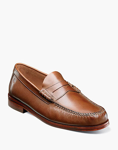Heads Up Moc Toe Penny Loafer in Cognac for $160.00 dollars.