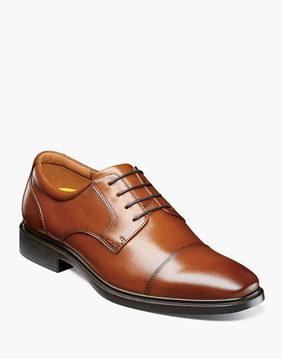 Forecast Waterproof Cap Toe Oxford in Cognac for $190.00 dollars.