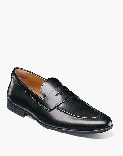 Modena Moc Toe Penny Loafer in Black for $180.00 dollars.