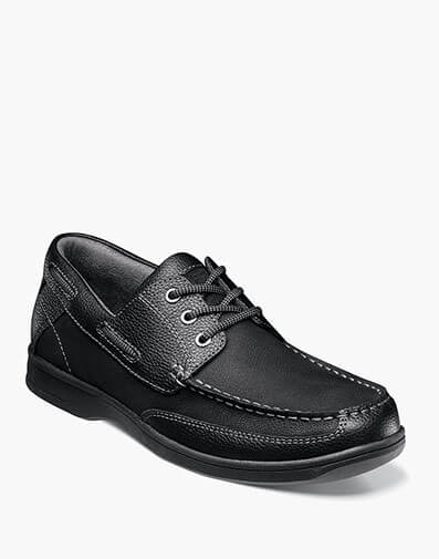 Lakeside Moc Toe Oxford in Black for $160.00 dollars.