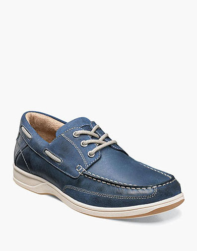 Lakeside Moc Toe Oxford Indigo