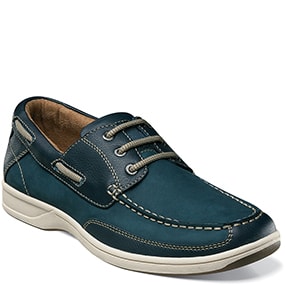 Lakeside Moc Toe Oxford in Navy for $160.00 dollars.