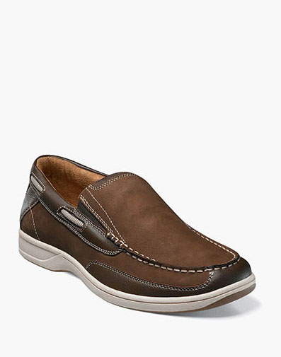 Lakeside Moc Toe Slip On in Brown for $160.00 dollars.