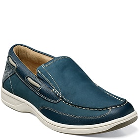 Lakeside Moc Toe Slip On in Navy for $160.00 dollars.