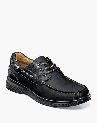 Great Lakes Moc Toe Oxford in Black Waxy for $145.00 dollars.