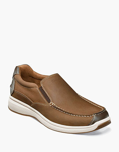 Great Lakes Moc Toe Slip On in Stone for $145.00 dollars.