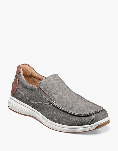 Great Lakes Canvas Moc Toe Slip On in Gray for $115.00 dollars.
