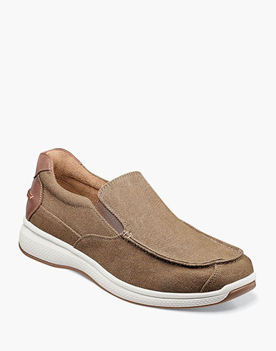 Great Lakes Canvas Moc Toe Slip On in Sand for $115.00 dollars.