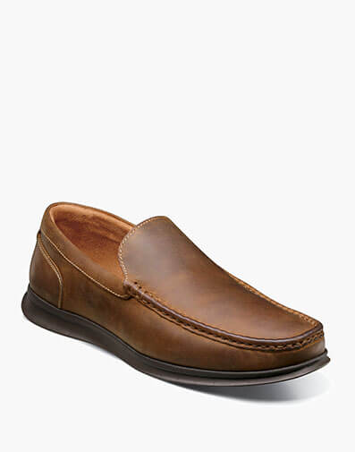 Montigo Moc Toe Venetian Loafer in Brown CH for $112.99 dollars.